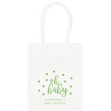 Confetti Dots Oh Baby Mini Twisted Handled Bags