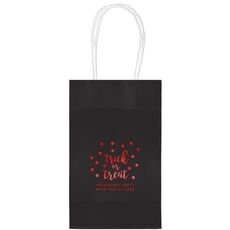 Confetti Dots Trick or Treat Medium Twisted Handled Bags