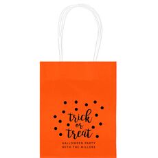 Confetti Dots Trick or Treat Mini Twisted Handled Bags