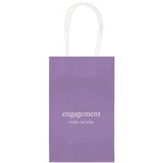 Big Word Engagement Medium Twisted Handled Bags
