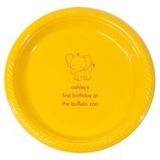 Sweet Elephant Plastic Plates