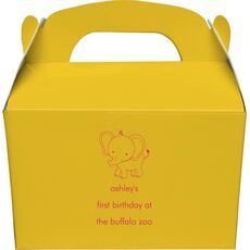 Sweet Elephant Gable Favor Boxes