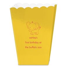 Sweet Elephant Mini Popcorn Boxes