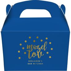 Confetti Mazel Tov Gable Favor Boxes