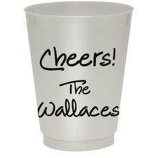 Studio Text Colored Shatterproof Cups