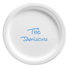 Studio Text Paper Plates