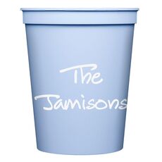 Studio Text Stadium Cups