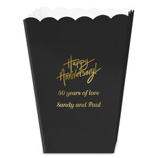 Fun Happy Anniversary Mini Popcorn Boxes