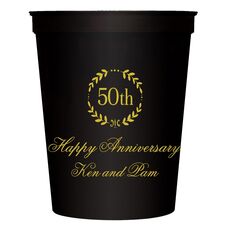 50th Wreath Stadium Cups