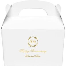 Gable Wreath Gable Favor Boxes