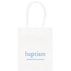 Big Word Baptism Mini Twisted Handled Bags