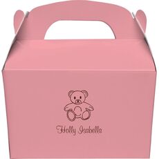 Little Teddy Bear Gable Favor Boxes