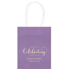 Thanks For Celebrating Any Event Mini Twisted Handled Bags