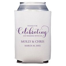 Thanks For Celebrating Any Event Collapsible Huggers