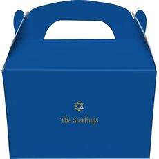 Little Star of David Gable Favor Boxes