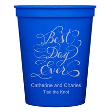 Whimsy Best Day Ever Stadium Cups