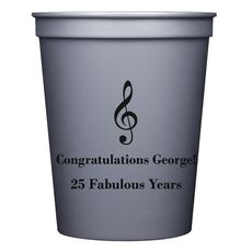 Treble Clef Stadium Cups