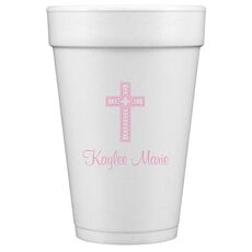 Cross Inspiration Styrofoam Cups