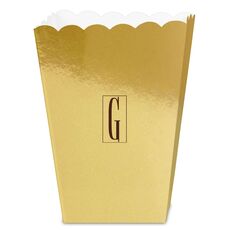Contempo Monogram Mini Popcorn Boxes