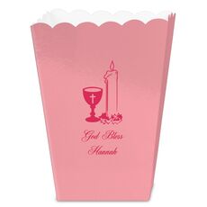 Chalice and Candle Mini Popcorn Boxes