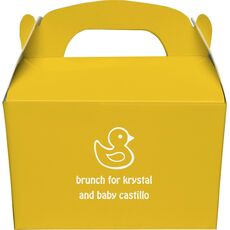 Rubber Ducky Gable Favor Boxes