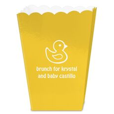 Rubber Ducky Mini Popcorn Boxes