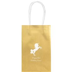 Unicorn Medium Twisted Handled Bags