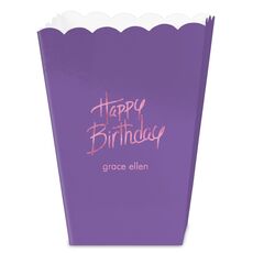 Fun Happy Birthday Mini Popcorn Boxes