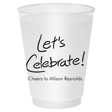 Fun Let's Celebrate Shatterproof Cups
