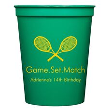 Tennis Stadium Cups