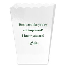 You Pick Your Text Mini Popcorn Boxes