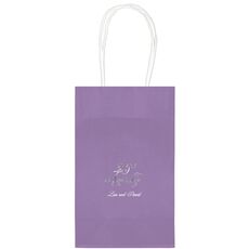 Elegant 25th Anniversary Medium Twisted Handled Bags