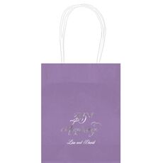 Elegant 25th Anniversary Mini Twisted Handled Bags