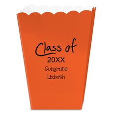 Pick Any Year of Fun Class of Mini Popcorn Boxes