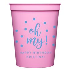 Confetti Dots Oh My Stadium Cups