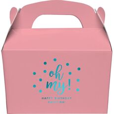 Confetti Dots Oh My Gable Favor Boxes