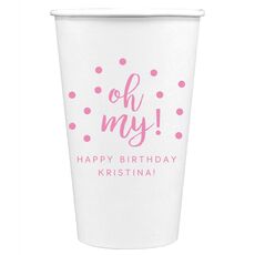 Confetti Dots Oh My Paper Coffee Cups