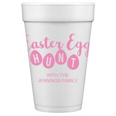 Easter Egg Hunt Styrofoam Cups