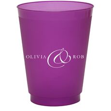 Elegant Ampersand Colored Shatterproof Cups