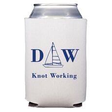 Sailboat Initials Collapsible Huggers
