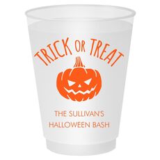 Trick or Treat Pumpkin Shatterproof Cups