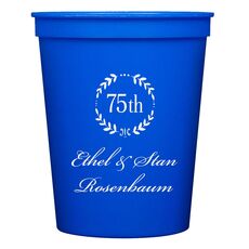 75th Wreath Stadium Cups