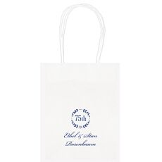 75th Wreath Mini Twisted Handled Bags