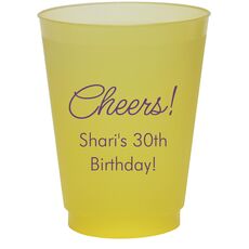 Sweet Cheers Colored Shatterproof Cups