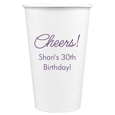 Sweet Cheers Paper Coffee Cups