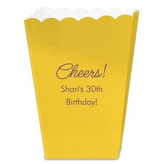 Sweet Cheers Mini Popcorn Boxes