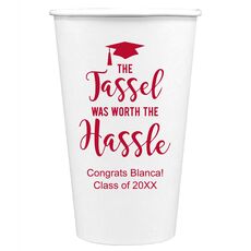 Modern Tassel Hassle Paper Coffee Cups