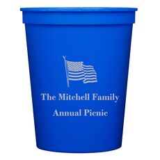 US Flag Stadium Cups