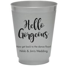 Hello Gorgeous Colored Shatterproof Cups