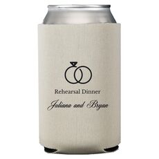 Modern Wedding Rings Collapsible Huggers